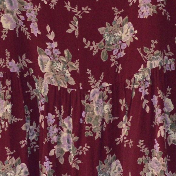 ASOS Floral Cold Shoulder Dress Sz 6 - Picture 5 of 5